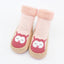 Baby Warm Stretchy Booties with Rubber Soles for Newborns