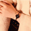 Montre Bangle en Or Rose Élégante pour Femmes