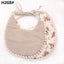 Bavoirs Floraux de Luxe Faits Main - 100 % Coton et Imperméables