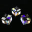 1Pcs Six-Sided X-Cube Bright Light Cube Stained Glass Prism Beam Splitting Prism Optical Experiment Instrument Optical Lens - Korvel