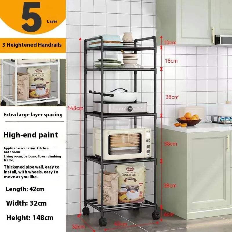 Chariot de Cuisine - Solution de Rangement Polyvalente