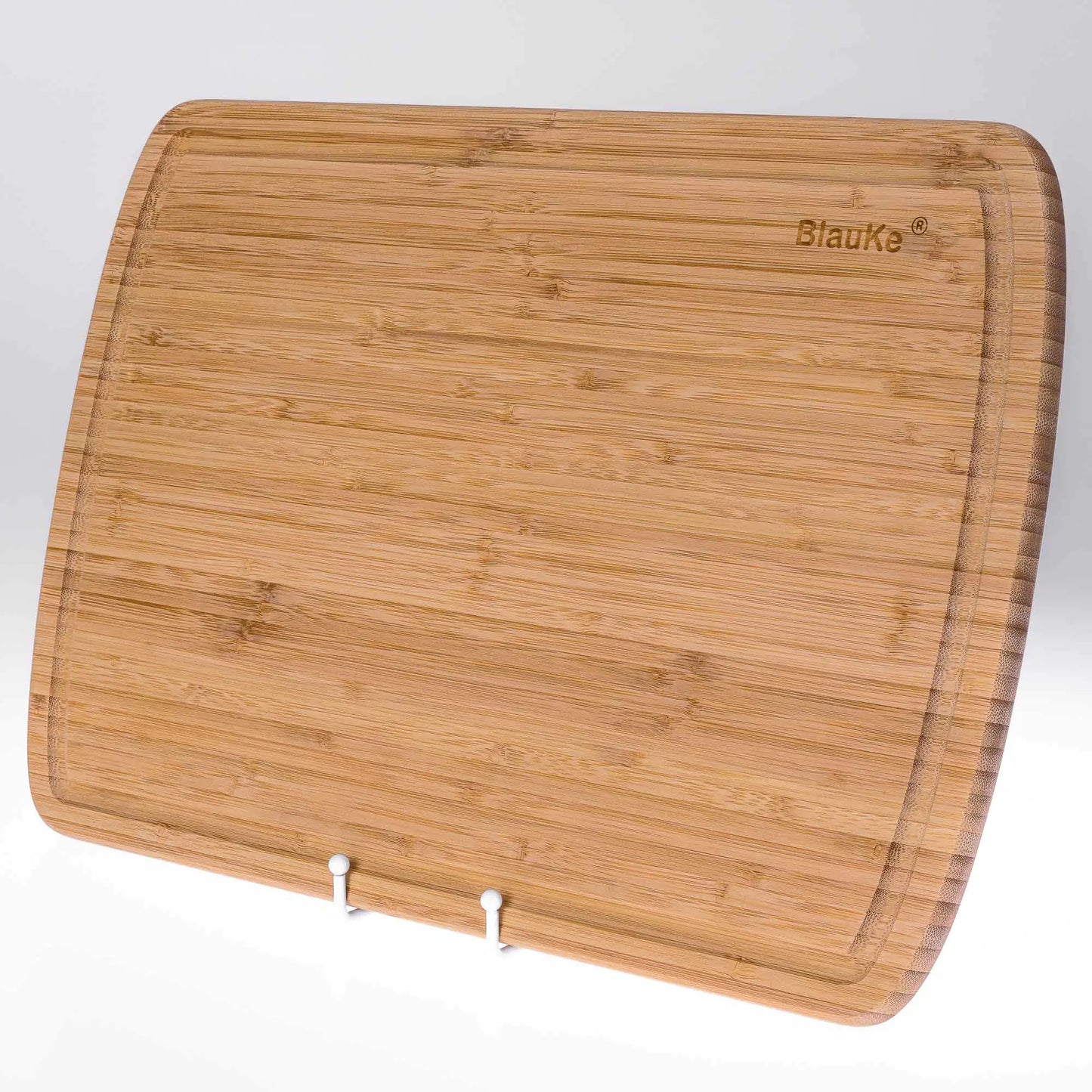 Planche à découper en bois extra large avec rigole à jus - 18x12 pouces