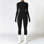Flex Fit Women's Warm Zippered Yoga Bodysuit