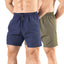 Men's 5" Running Shorts 2 Pack - Quick Dry Athletic Gym Shorts