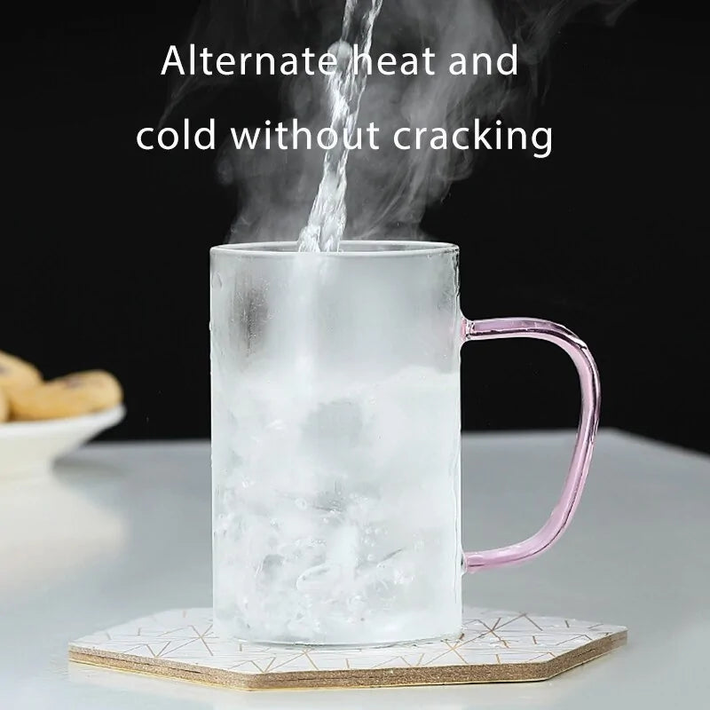 Taza de Vidrio Transparente Elegante para Cualquier Bebida