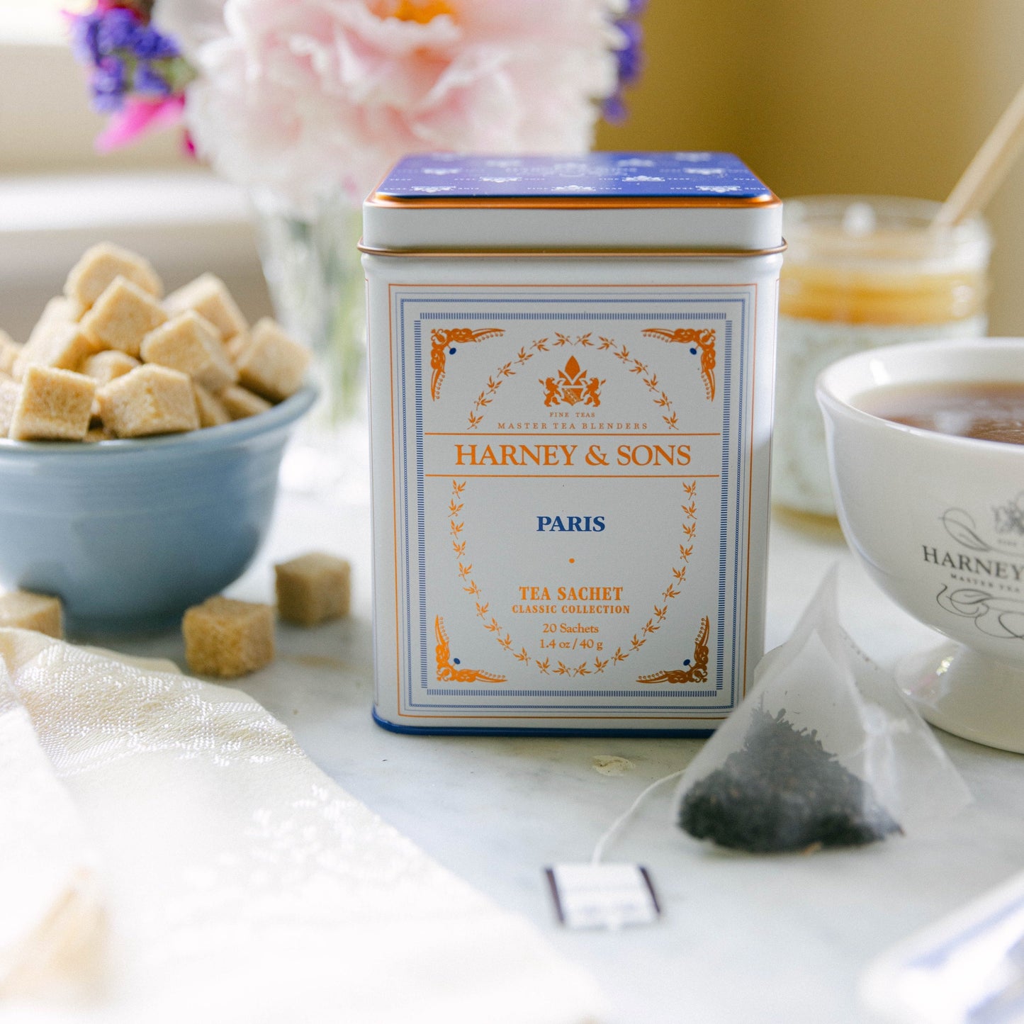 Thé noir parfumé Paris de Harney & Sons