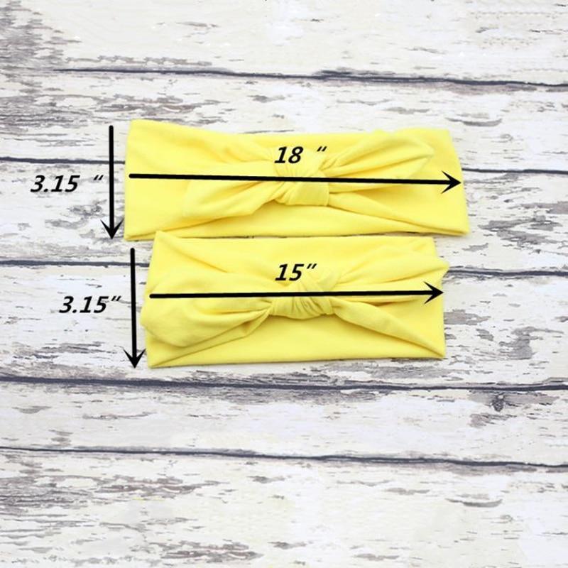 Modern Mother & Daughter Rabbit Ears Bow Hair Bands