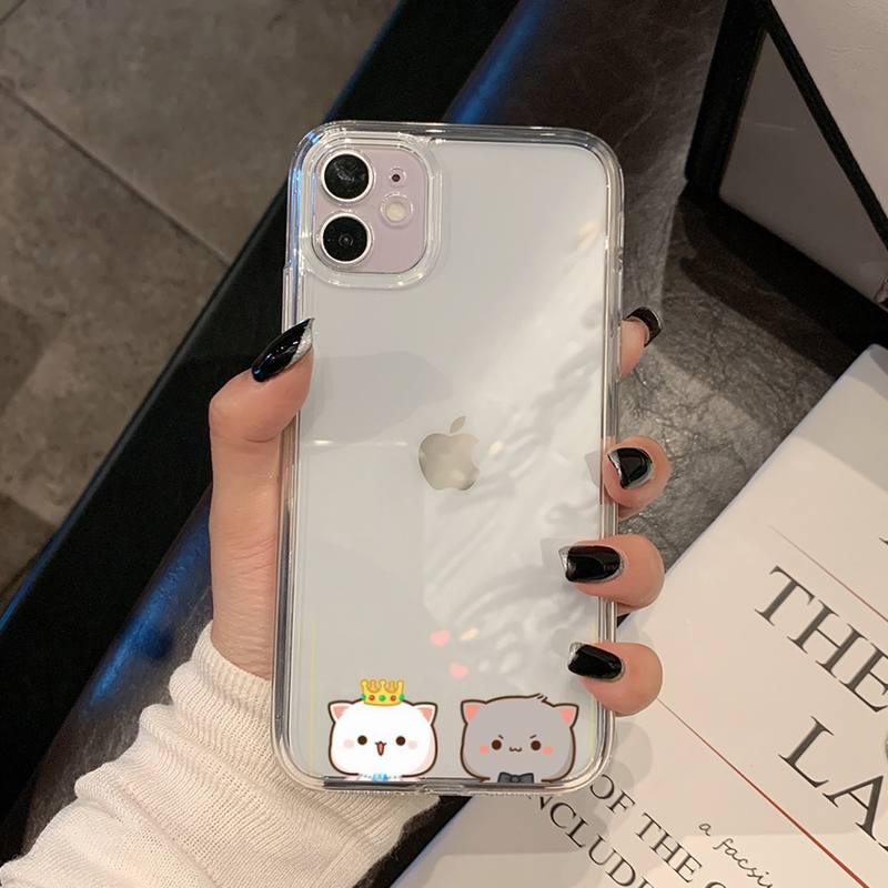 Colorful Cat Phone Case for iPhone 11, 12, 13 Series