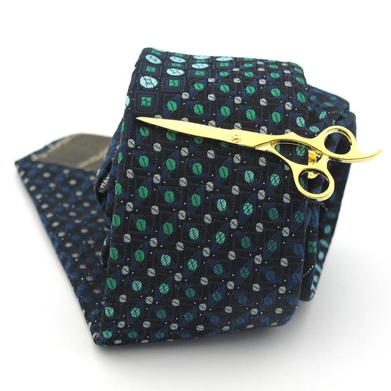 Clip de cravate unique pour homme - Design en argent premium