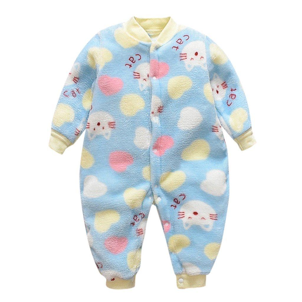 Premium Cartoon Animal Fleece Baby Jumpsuit