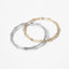 Luxury Gold Color Metal Chain Link Bamboo Bracelet