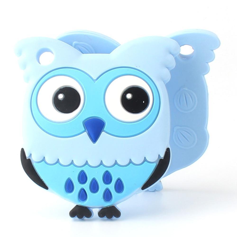 Owl Silicone Teether - Premium Food Grade Baby Toy