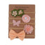 Ensemble de bandeaux floraux faits main pour bébé - Accessoires capillaires doux