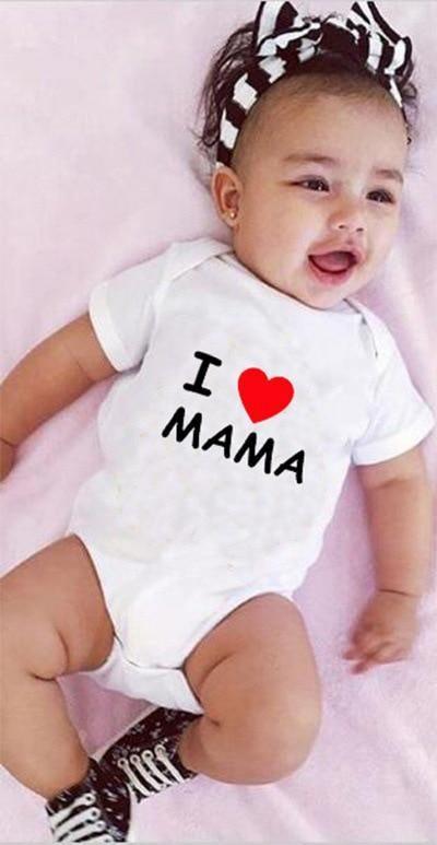 Bodysuit de bébé imprimé moderne de luxe - Combinaison d'été unisexe