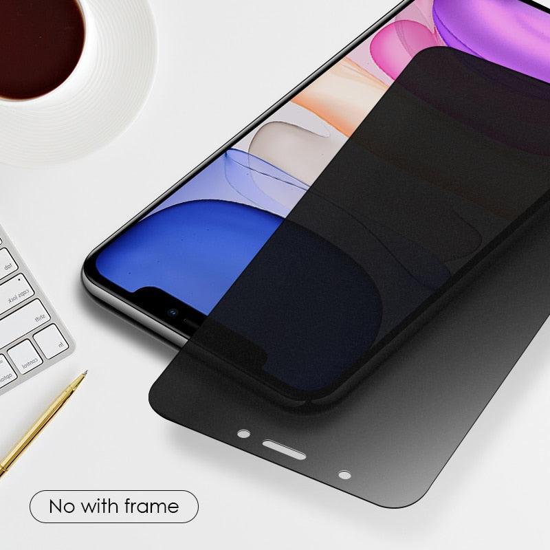 Protecteur d'écran anti-espion HD mat pour iPhone