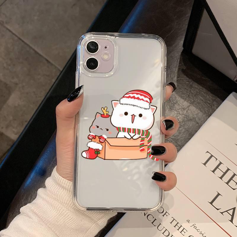 Colorful Cat Phone Case for iPhone 11, 12, 13 Series
