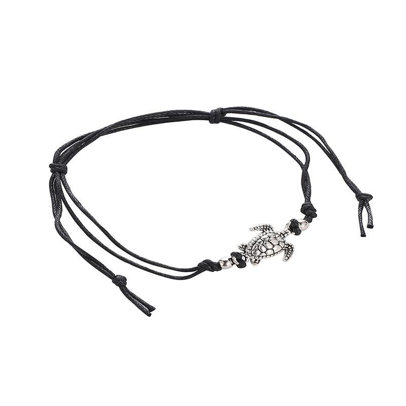 Handmade Vintage Turtle Ankle Bracelet for Women