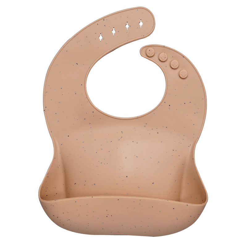 Bib de Silicona para Bebés con Pocket para Comida - Impermeable y Fácil de Limpiar