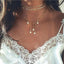 Modern Vintage Multilayer Crystal Gold Choker Necklace