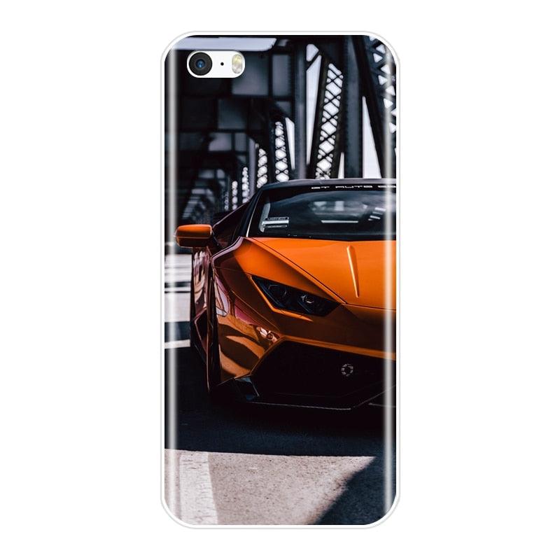 Coque de téléphone en silicone flexible et transparent mignonne pour iPhone