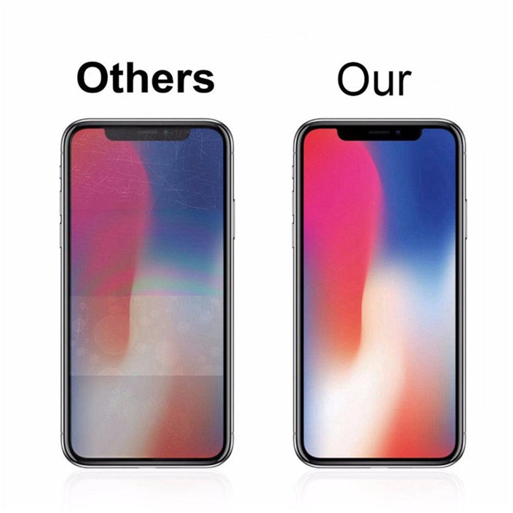 Premium Tempered Glass Screen Protectors for iPhone - 3 Pack