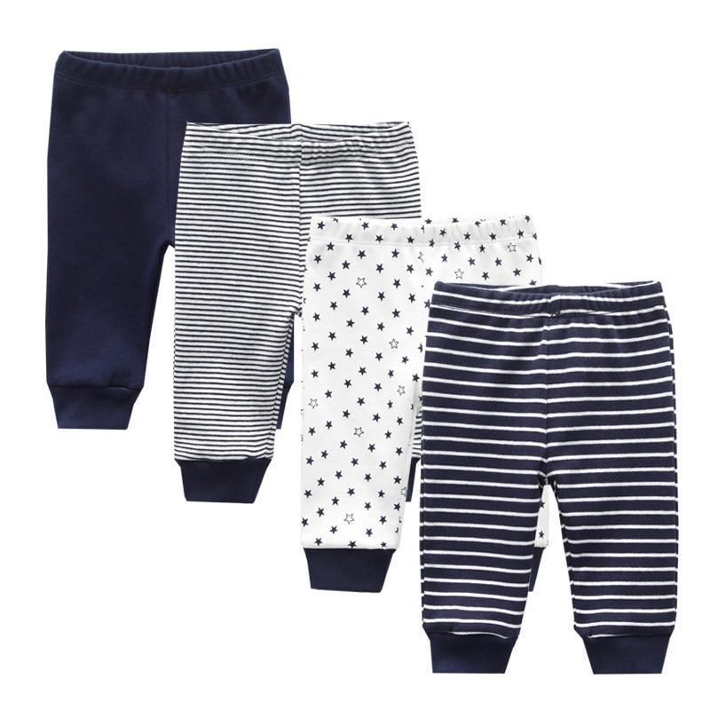 Ensemble de Pantalons pour Bébé 3/4PCS Premium - Leggings en Coton Doux