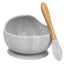 Baby Silicone Tableware Strong Sucker Water Bowl Spoon Set Children Suction Bowl Baby Food Bowl Baby Feeding Tableware - Korvel
