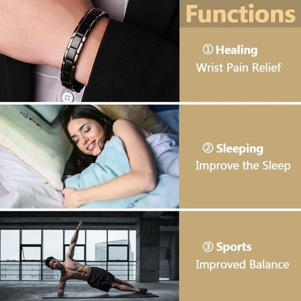 Modern Men's Adjustable Magnetic Bracelet