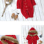 Manteau Chaud Elegant Baby - Combinaison Tricotée à Capuche pour Nouveau-nés