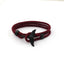 Bracelet Ancre Queue de Baleine - Charme Nautique Unisexe