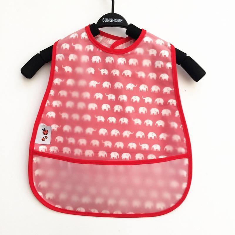 Bavoirs en Cartoon Ajustables pour Bébé - Tissu Imperméable