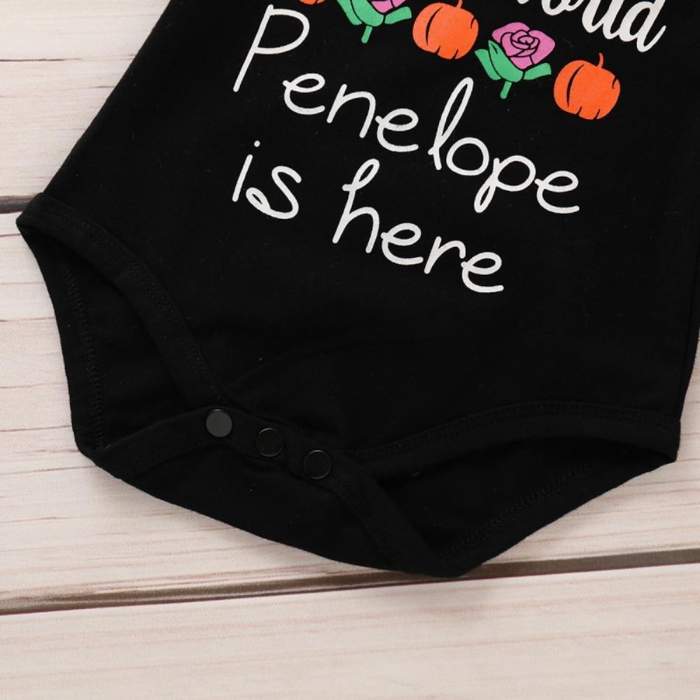 Adorable Halloween Baby Outfit Set with Pumpkin Design