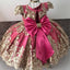 Robe de Princesse de Luxe Fait Main avec Nœud
