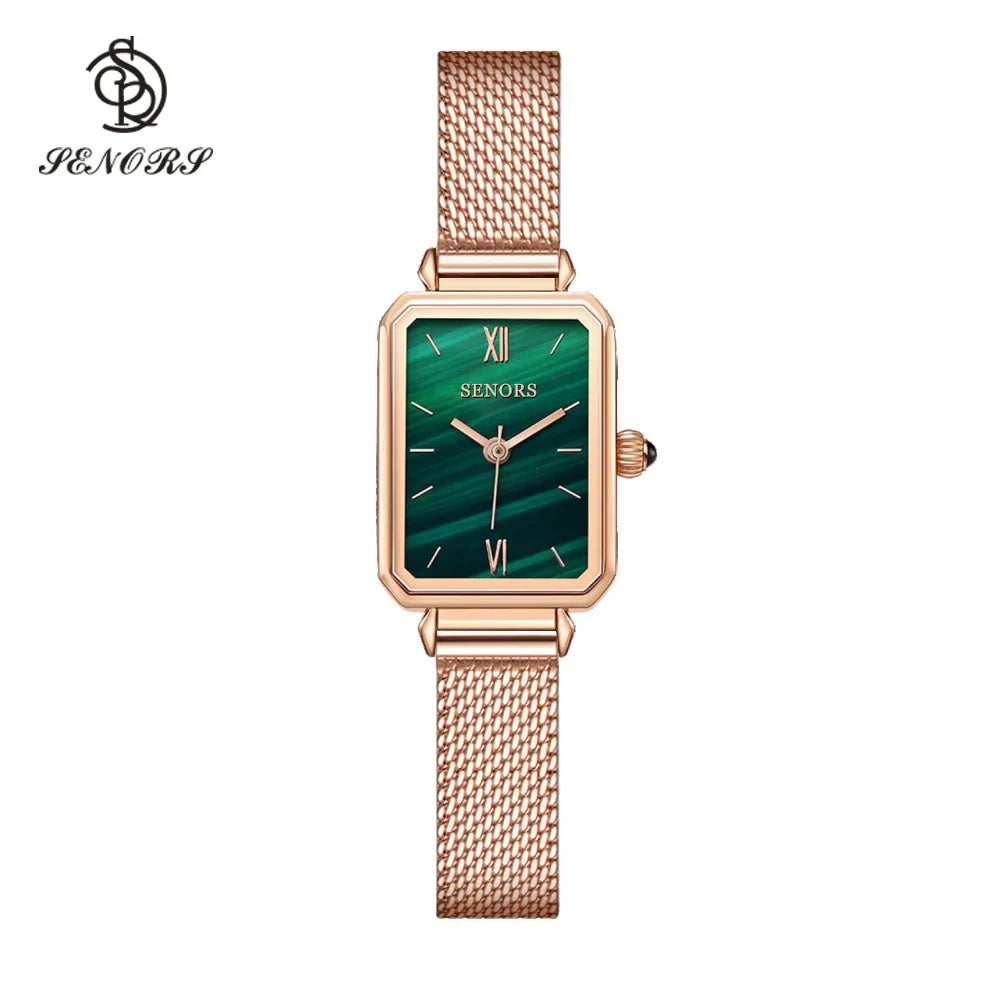 Montre pour femmes étanche avec mouvement à quartz Senors Japan