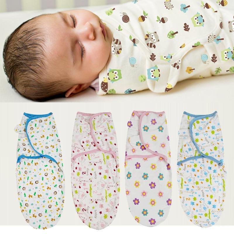 Manta de Envoltura para Bebés 100% Algodón para Recién Nacidos