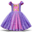 Luxury Purple Princess Dress for Girls - Perfect for Celebrations