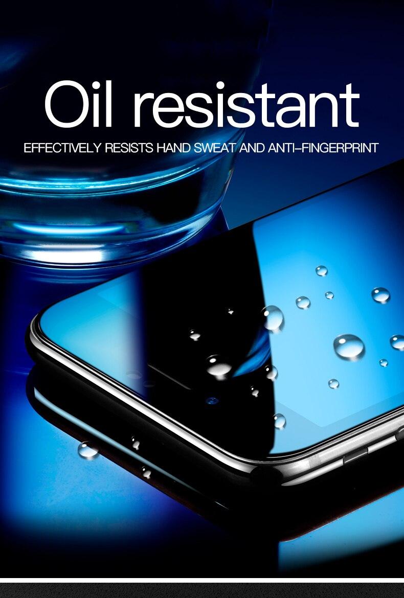 Protecteur d'écran en verre trempé à bords incurvés premium pour iPhone