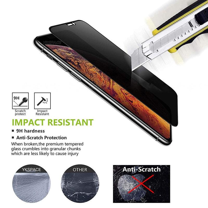 Protecteur d'écran en verre trempé premium pour iPhone