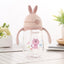 BPA-Free Rabbit Baby Feeding Cup with Straw - Ideal Training Cup for Kids - Korvel