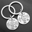 Lovely Personalized Baby Boys Girls Keychain  Name Birth Weight Height For Newborn Commemorate New Mom Dad Gift Keyring P026_C - Korvel