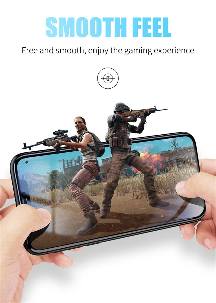 Protecteur d'écran en céramique pleine couverture premium pour iPhone