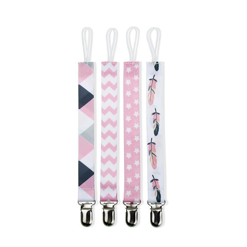 Ensemble de 4 clips de sucette pour nourrissons