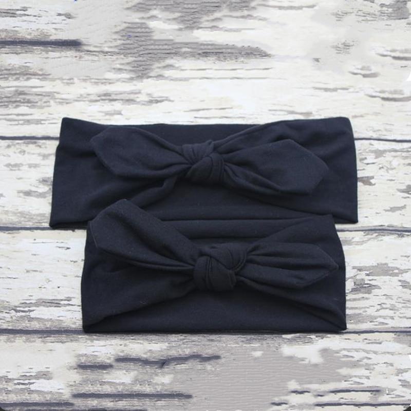 Modern Mother & Daughter Rabbit Ears Bow Hair Bands