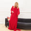 Winter Hooded Pocket Blankets Warm Soft coral TV blanket - Korvel