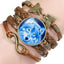 Classic Retro Wolf Head Leather Bracelet for Men & Women