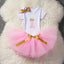Vestido Moderno de Unicornio para Celebraciones del Primer Cumpleaños