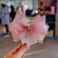 Luxury Pearl Handmade Bowknot Crown Headband for Baby Girls