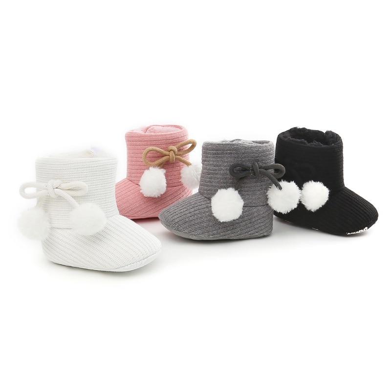 Cute Baby Knitting Boots - Soft, Non-slip Toddler Shoes