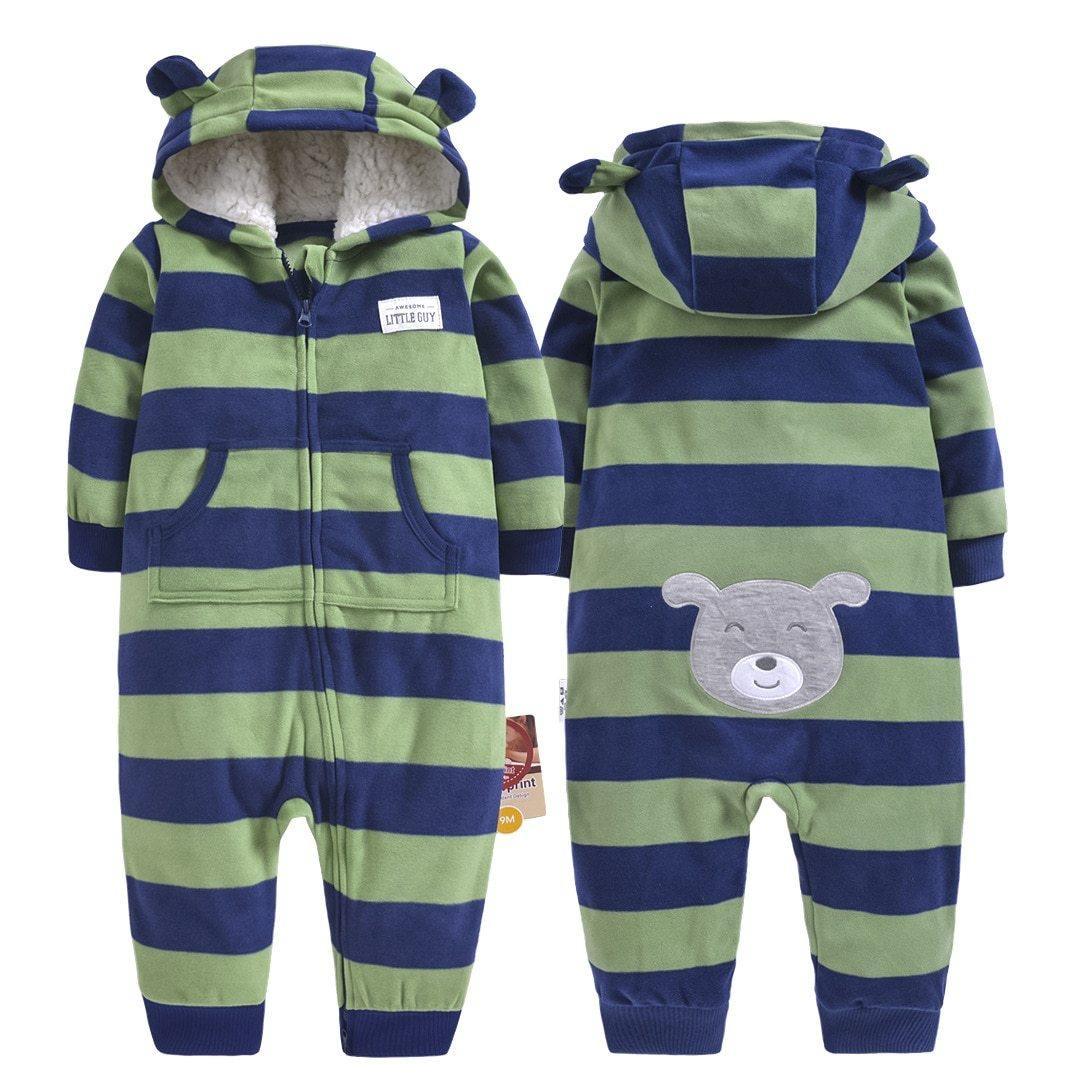 Combinaison en polaire corail douillette pour bébé pour toutes les occasions