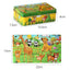 60-Piece Cartoon Animal Wooden Puzzle for Kids - Educational Fun Toy - Korvel